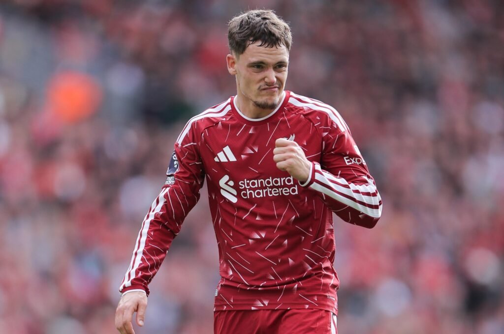 Liverpool midfielder Florian Wirtz