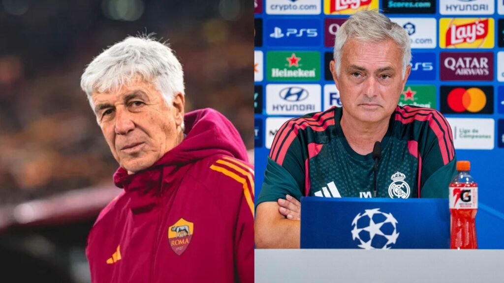 Gasperini and Jose Mourinho